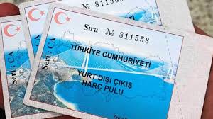 Yurt Dışı çıkış harcı pulu